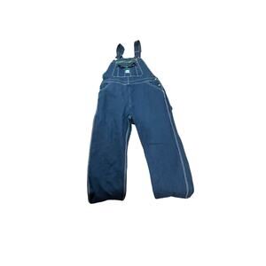 VINTAGE 1995 Liberty Overalls 42x28 Blue Denim Bib 90s Baggy GORPCORE Russia